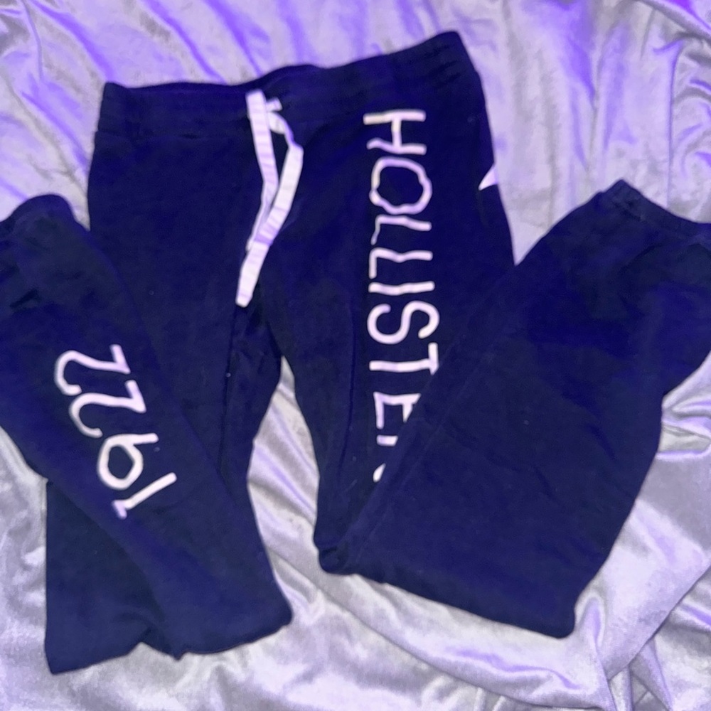 Hollister Blue Sweatpants Comfortable Joggers